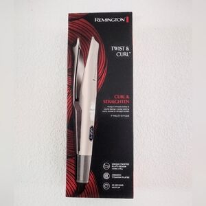 Remington Twist & Curl Styler in Silver and Black